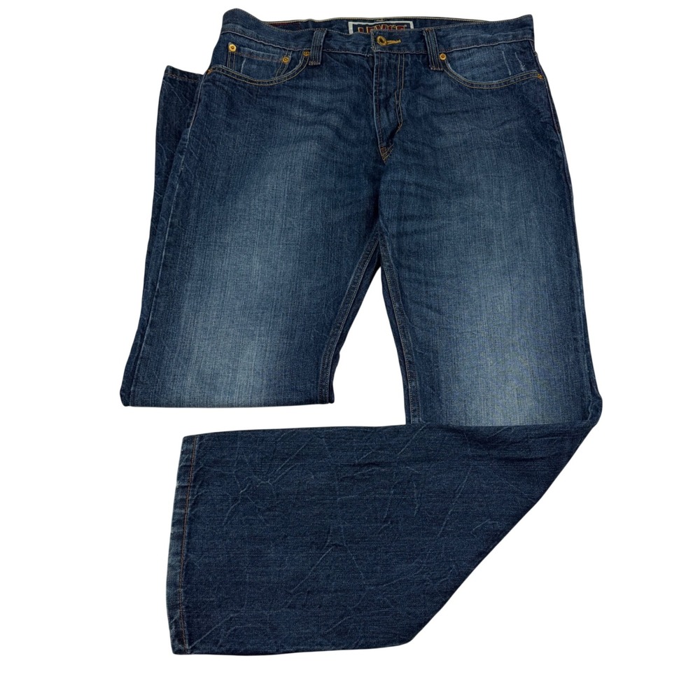 Y2K Levi's 514 Slim Straight Jeans Mens 34x32 Classic Casual Low Rise